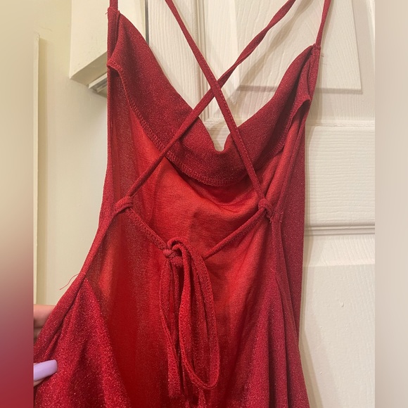 SHEIN high slits glitter maxi dress - Picture 9 of 12